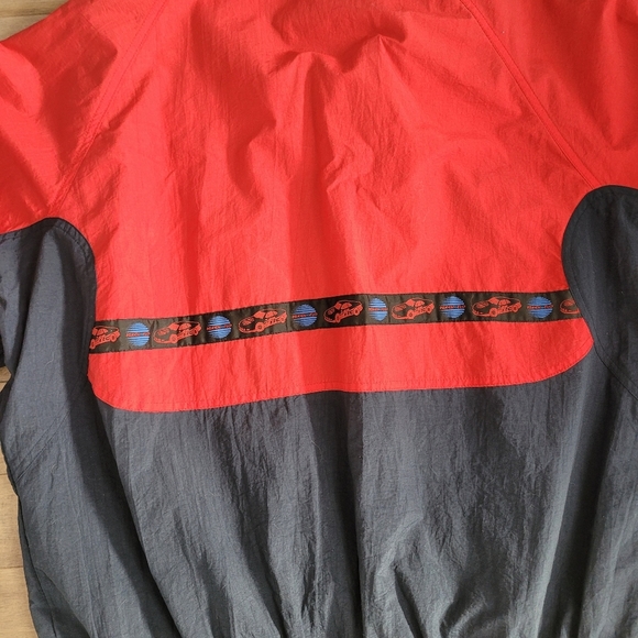 Vintage Kleen Flo red and blue colourblock jacket - Picture 12 of 16